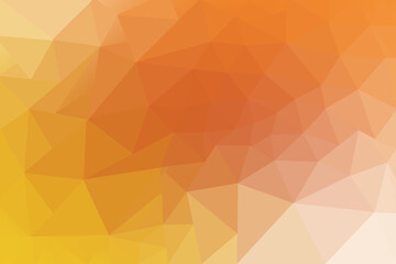 Warm Toned Low Poly Gradient Background with Orange Yellow and Peach Colors Ideal for Web Design