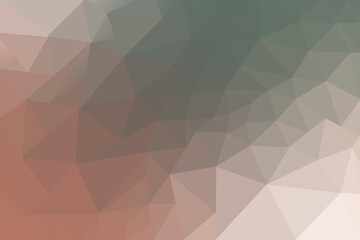 Low Poly Gradient Background in Muted Reds Greens and Beige for Graphic Design and Web Projects