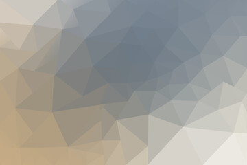 Low Poly Gradient Background in Shades of Blue Gray Beige for Modern Design Usage