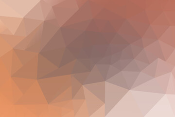 Abstract Low Poly Gradient Background with Earth Tones and Pastel Shades for Design Projects
