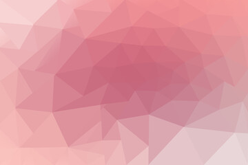 Pink and Coral Low Poly Gradient Background with Shades of Peach Rose and Blush for Design Use
