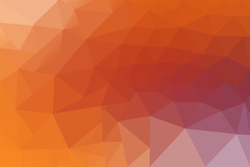 Vibrant Low Poly Gradient Background with Warm Orange Red Purple Tones Ideal for Digital Design