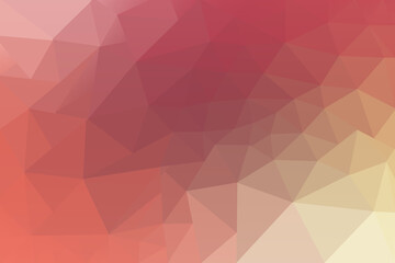 Vibrant Low Poly Gradient Background in Reds Pinks and Yellows Useful for Web Design or Presentations