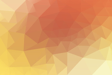 Low Poly Gradient Background with Red Orange Yellow Tones Ideal for Web Design and Presentation