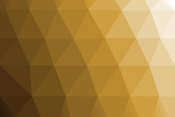 Low Poly Triangle Pattern Background in Shades of Brown and Gold for Design and Web Projects
