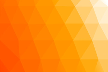 Low Poly Gradient Background with Vibrant Orange and Yellow Hues for Design and Art Projects