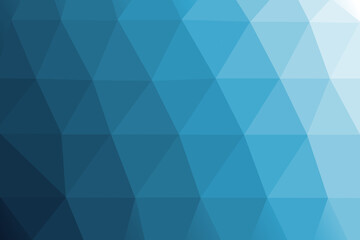 Low Poly Gradient Background in Shades of Blue and Light Blue Geometric Pattern Design