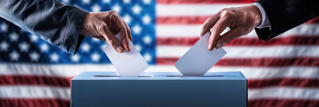 2024 American US presidential general election - voting and politics concept