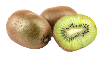 Fototapeta premium Kiwi on a transparent background