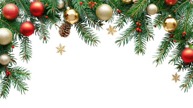 Christmas decoration transparent background - Powered by Adobe