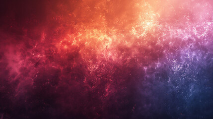 Obraz premium grainy warm gradient with noise orange black purple red blue colors banner poster cover abstract background design. gradient grain noise effect for social media, trendy Warm tone, and vintage style