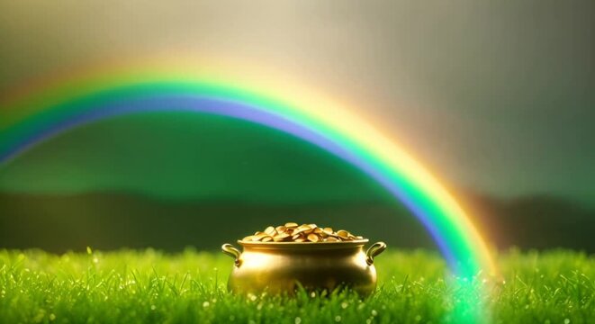 pot of gold at the end of the rainbow