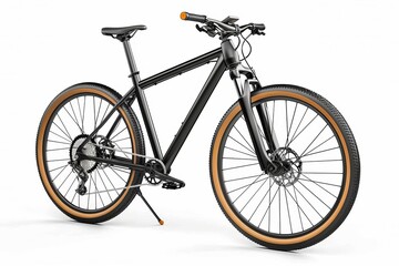 Fototapeta premium Bicycle isolated on white background