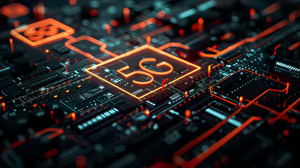 Obraz premium 5G technlogy Image High resolution