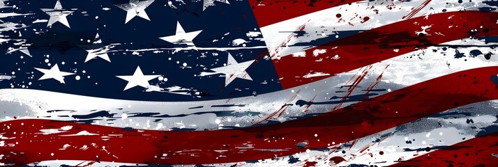 USA flag background design for independence, veterans, labor, memorial day, army birthday