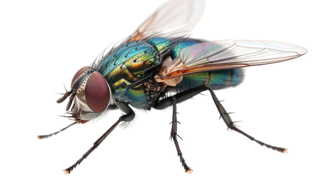 Fly on a transparent background