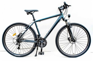 Fototapeta premium Bicycle isolated on white background
