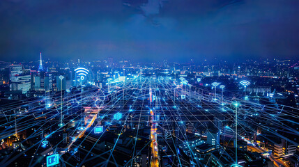 Fototapeta premium 5G technlogy Image High resolution