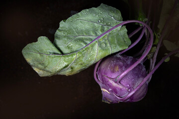 Kohlrabi - purple turnip