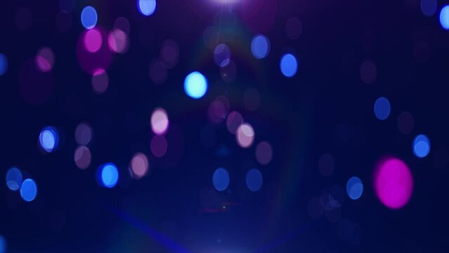 Colorful loop animated background Bokeh