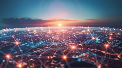 time lapse of trails in the city