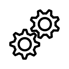Gear icon template