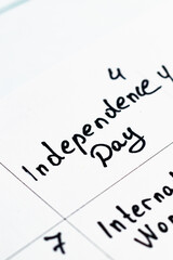 July fourth, happy independence day Photo