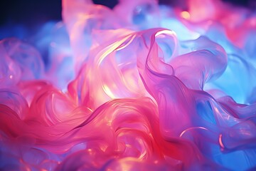 a close up of a colorful liquid on a black background