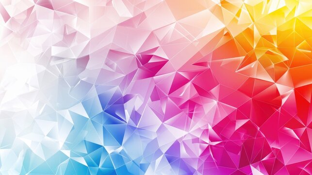 Colorful geometric polygonal abstract background