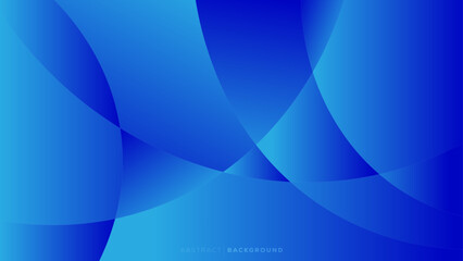 Vector abstract blue gradient geometric background.
