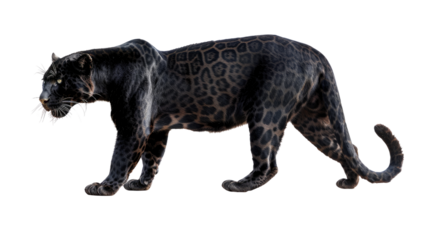Panther on transparent background
