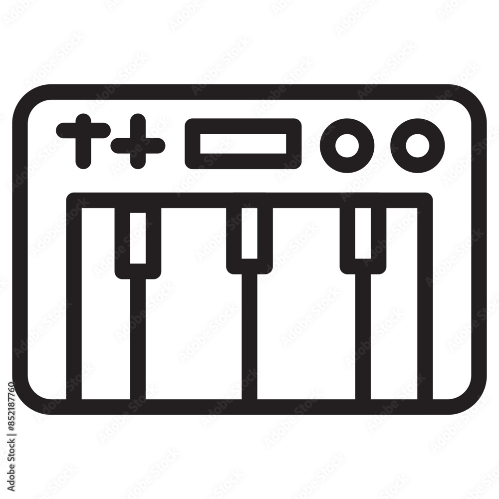 Poster Device Electronic Mobile Line Icon