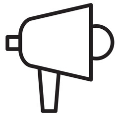 Sound Speaker Mic Line Icon