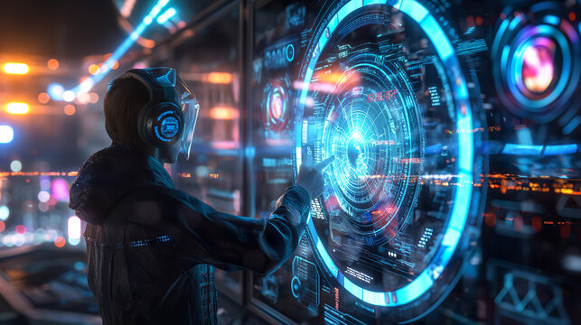 futuristic artificial intelligence or AI technology the era of innovation 