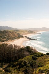 View at Ocean beach, new zealand, may 2024, Whangārei Heads