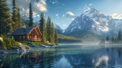 Fototapeta premium Pristine Summer Escape