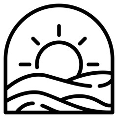Sunset Icon