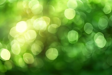 Obraz premium A blurry green and yellow lights. Green Blur Background