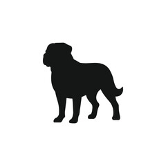 Dog icon vector. EPS 10 editable vector