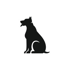 Dog icon vector. EPS 10 editable vector