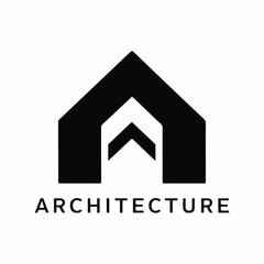 Elegant Architecture Silhouette Logo Art