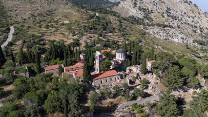The monastery of Nea Moni in Chios island, Greece