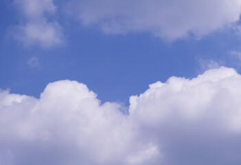 beautiful clouds in the sky, summer background