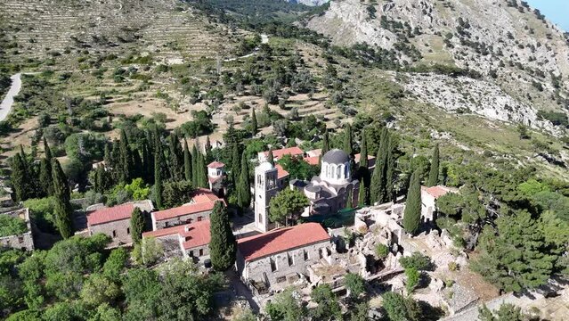 The monastery of Nea Moni in Chios island, Greece