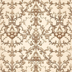 seamless damask pattern