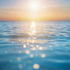 바다 물빛_Sparkling water in the sea