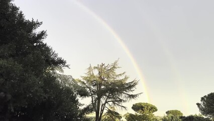 Panoramas con arcoíris. y es la alianza con Dios