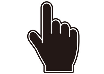 Obraz premium クリック,チェック,タッチ,おすすめ,注目,選ぶ,指,押す,注意,決定,案内,重要,選択,発見,検索,ピクトグラム,カーソル,ポインター,マウス,指す,記号,マーク,ワンポイント,シンボル,サイン,タップ,スワイプ,ポイント,手,人差し指,ゆび,イチ押し,スライド,アイコン,広告,ひらめき,チラシ,シンプル,プッシュ,開く,イラスト,ベクター,モノクロ