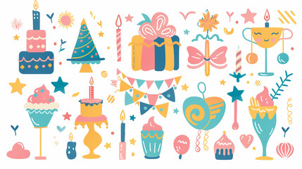 Icons Set for Celebrate good times