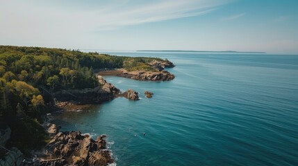Maine s rugged coastal area